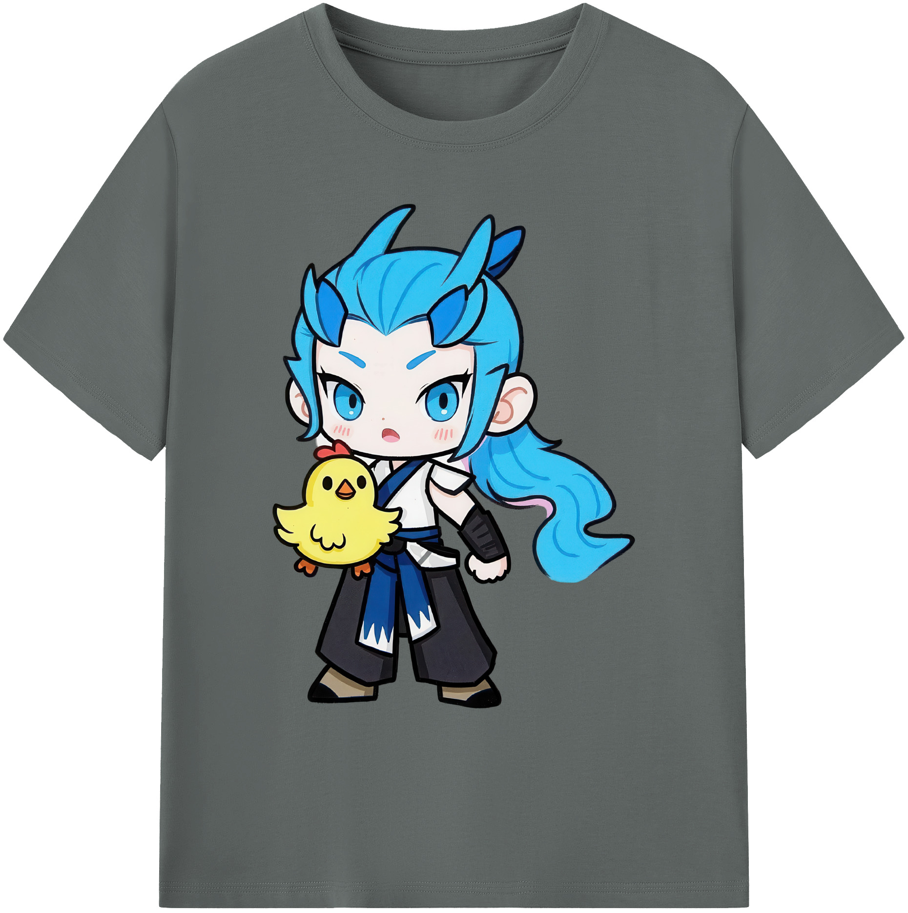 （画像用） Ne Zha 2 ナタ 魔童の大暴れ 綿100％ メンズ半袖Tシャツ｜肌触りやわらか＆通気性